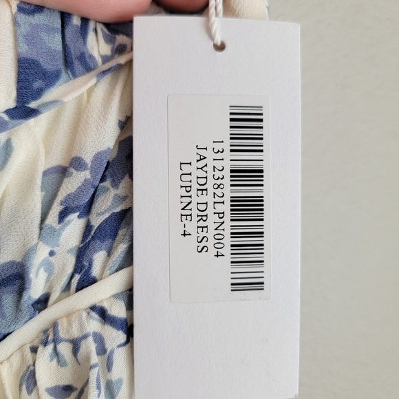 Reformation Jayde Dress in Lupine size 4 NWT - Picture 14 of 14